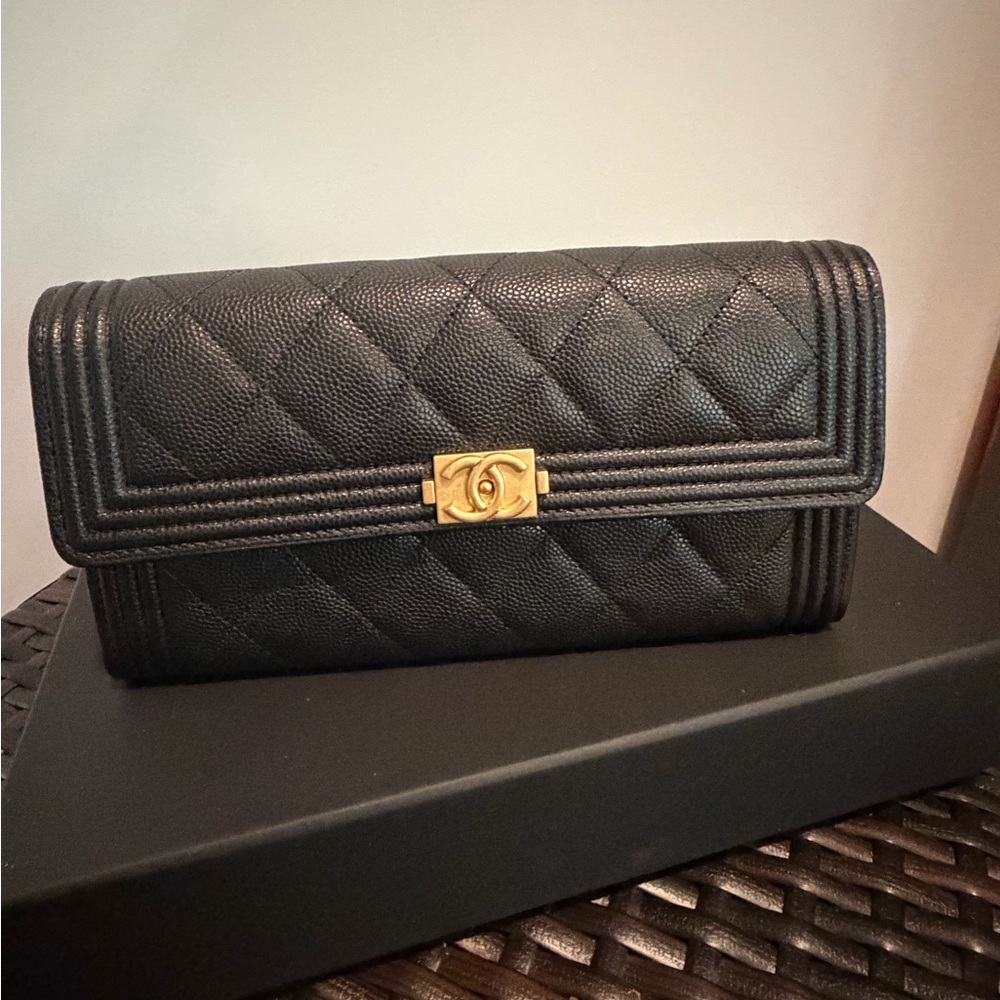Boy Chanel Long Flap Wallet